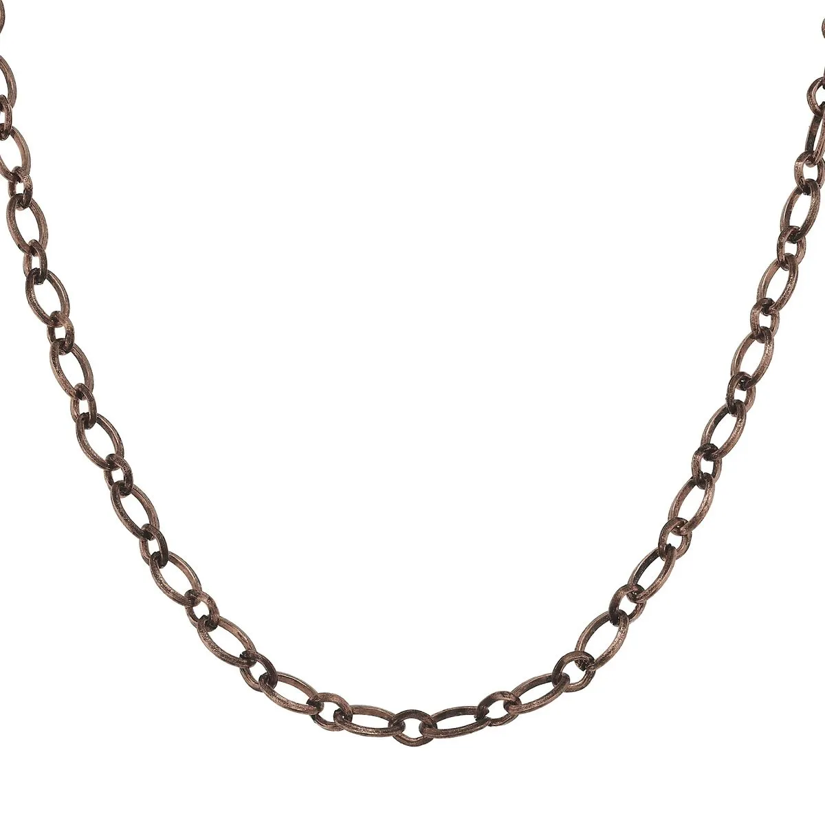 16" Copper Ox Chain Necklace
