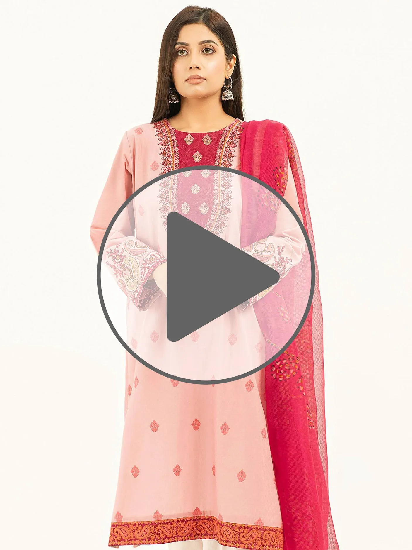 2 Piece Lawn Suit-Embroidered (Pret)