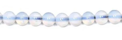 8mm Opalene Round with 2.5mm Hole (aprox 26)