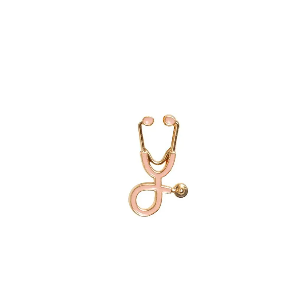 Adorable Stethoscope Brooch Pins For Medical Field Heroes