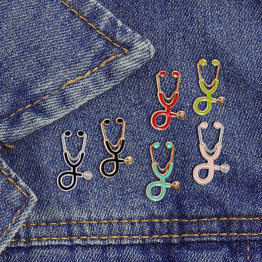 Adorable Stethoscope Brooch Pins For Medical Field Heroes