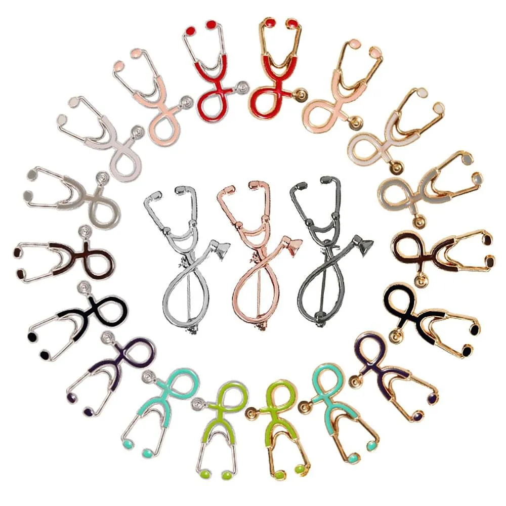 Adorable Stethoscope Brooch Pins For Medical Field Heroes