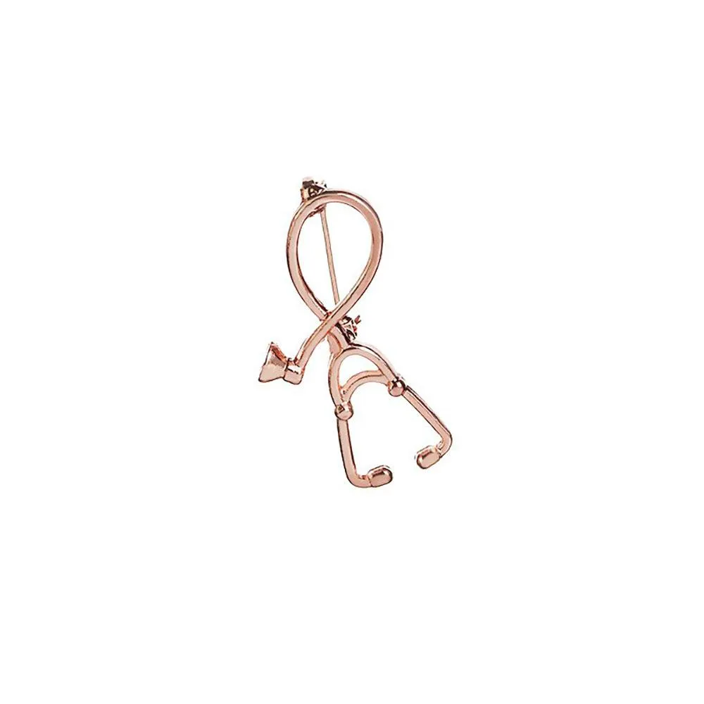 Adorable Stethoscope Brooch Pins For Medical Field Heroes