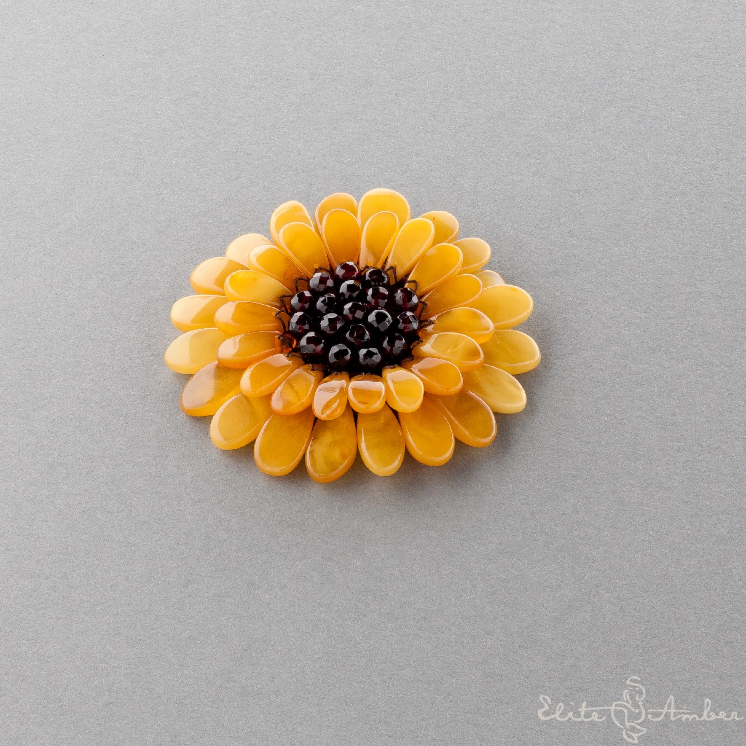 Amber bracelet "Sunflower"