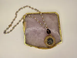 April Martin Unicorn Medallion Neckalce