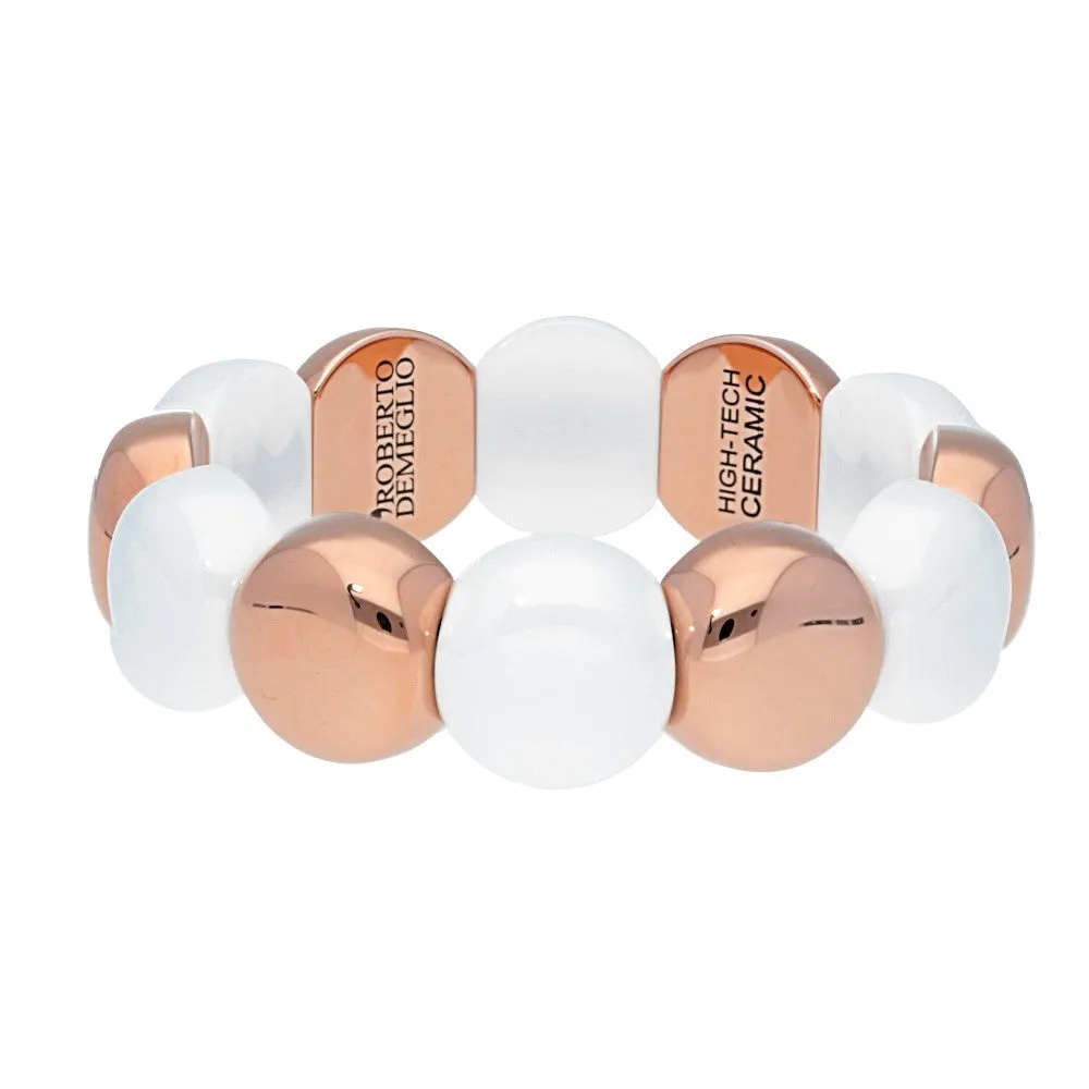 Aura Dama Beads with Ceramic One and One by Roberto Demeglio