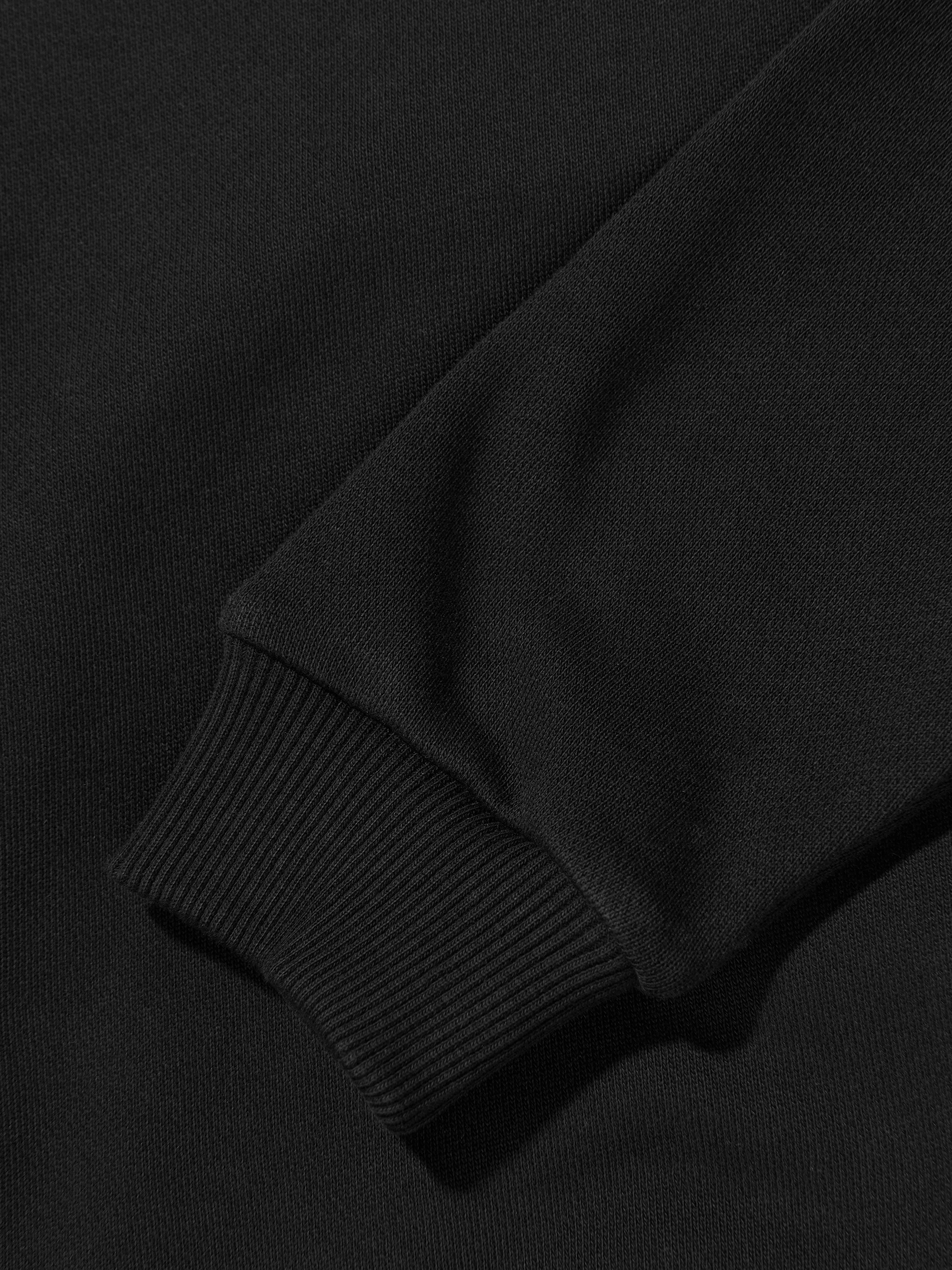 Balmain Boys Graphic Print Hoodie in Black