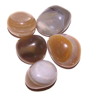 Banded Agate Large Tumble Stones