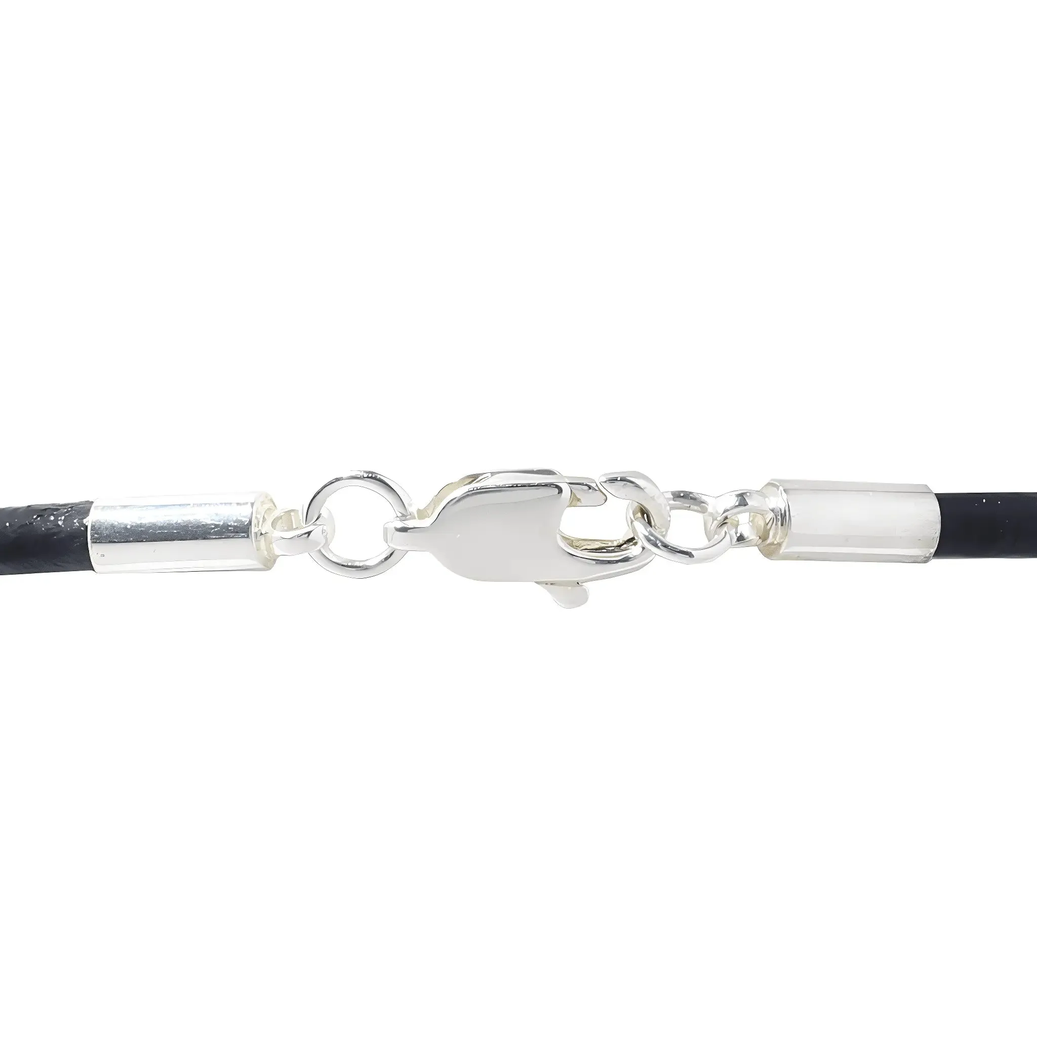 Black Cord Straight Ally LGBTQ Pride Heart Necklaces