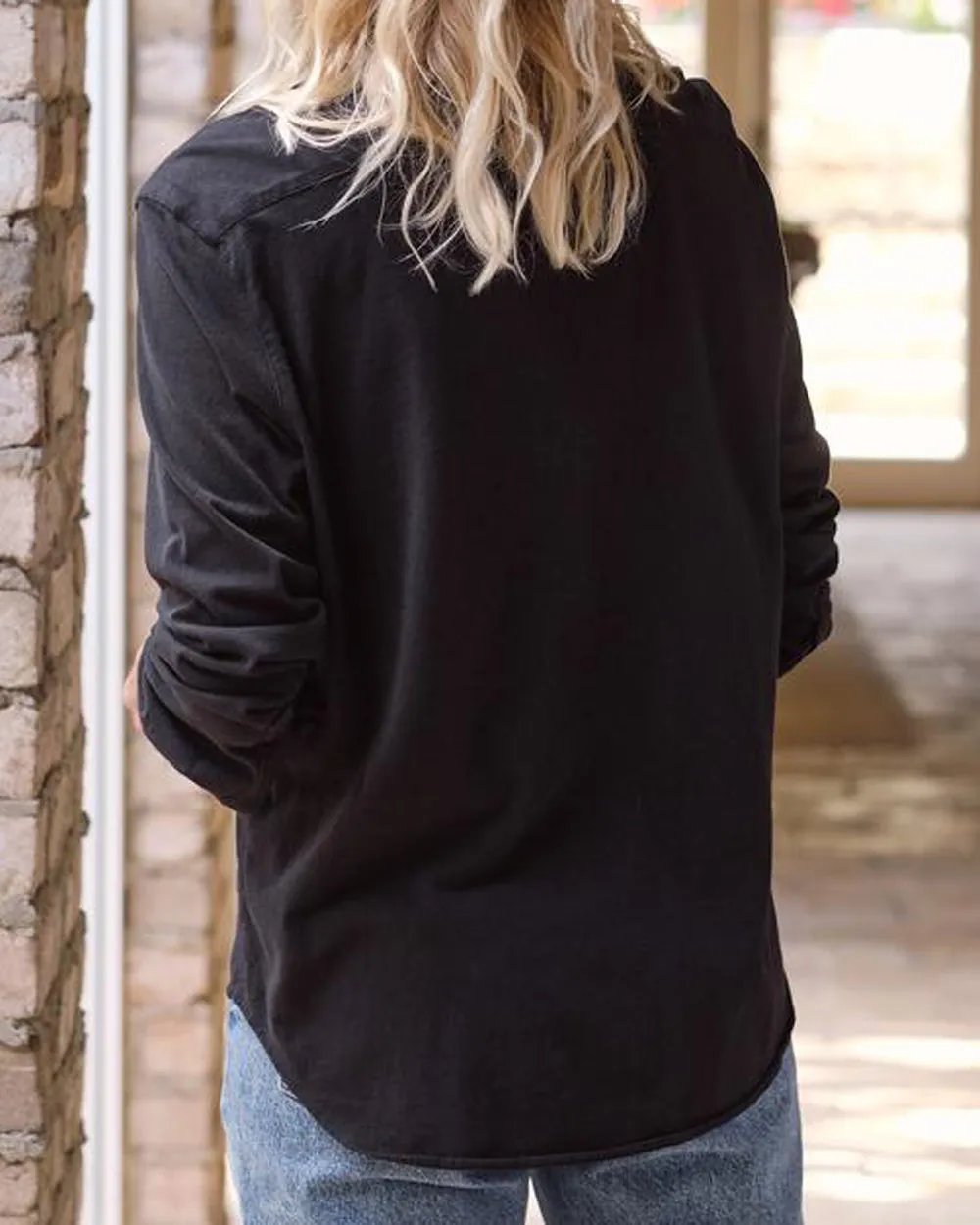 Black Eileen Button Up Shirt