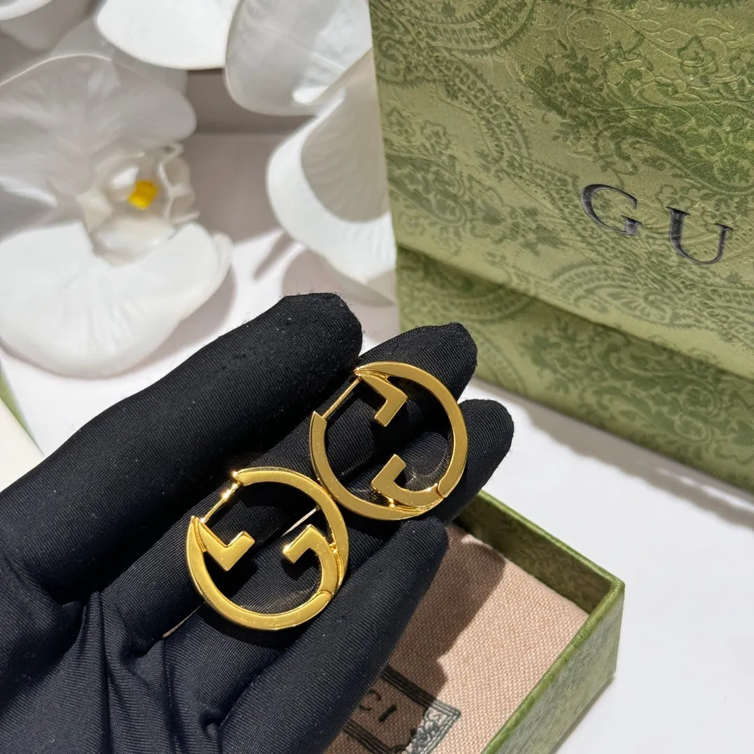 Blondie Light Gold Series Ring Gold Earrings EHC140