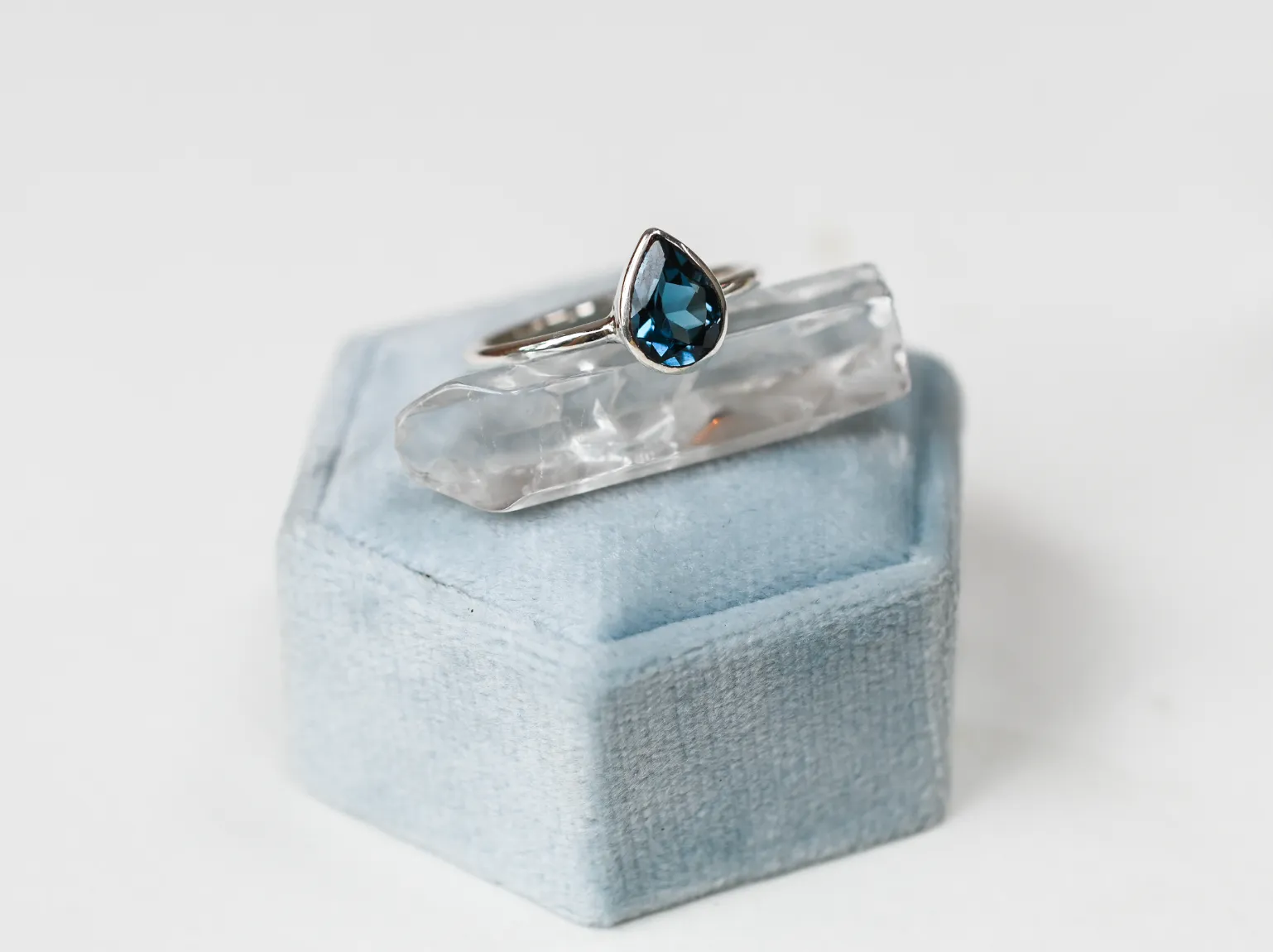 Blue London Topaz Ring