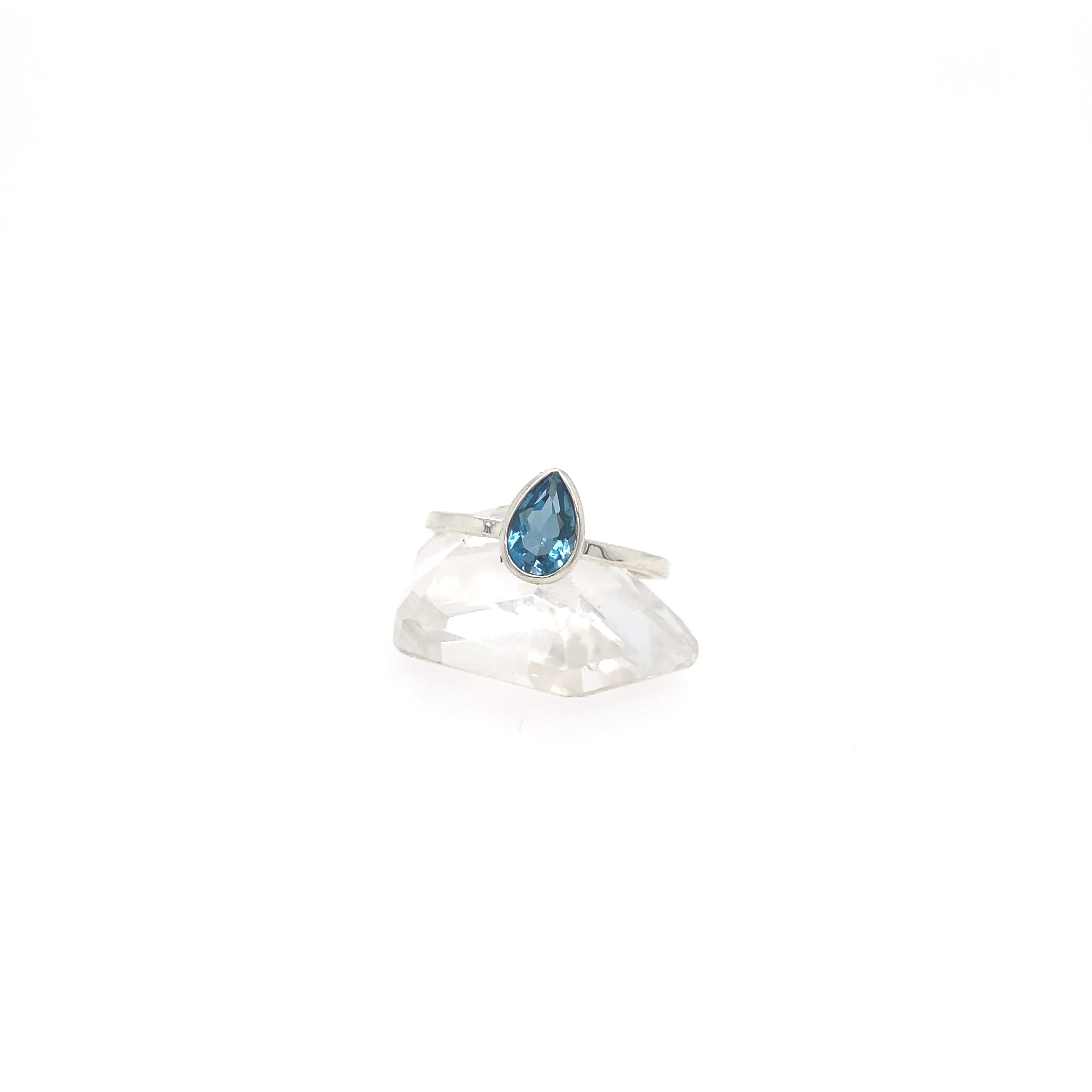 Blue London Topaz Ring