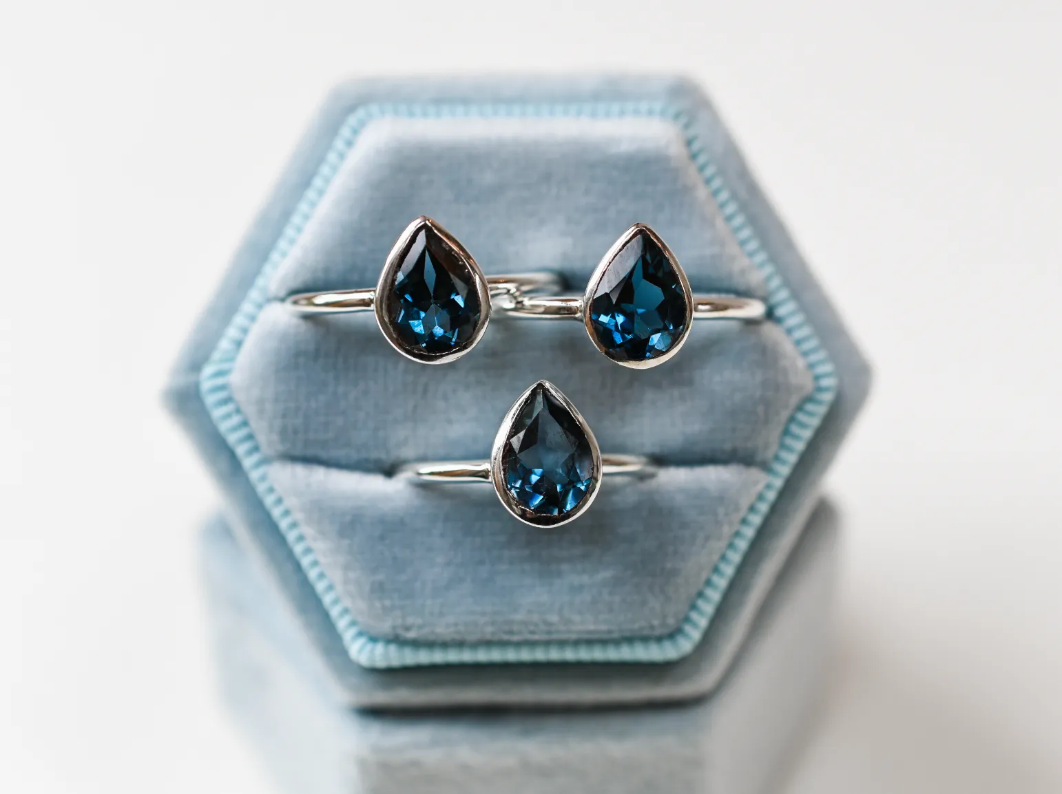 Blue London Topaz Ring