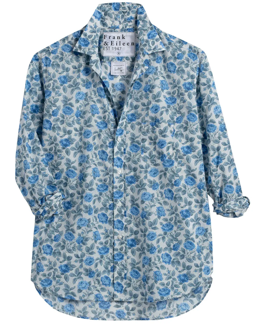 Blue Roses Eileen Button Up Shirt