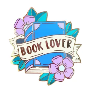 Book Lover Enamel Pin