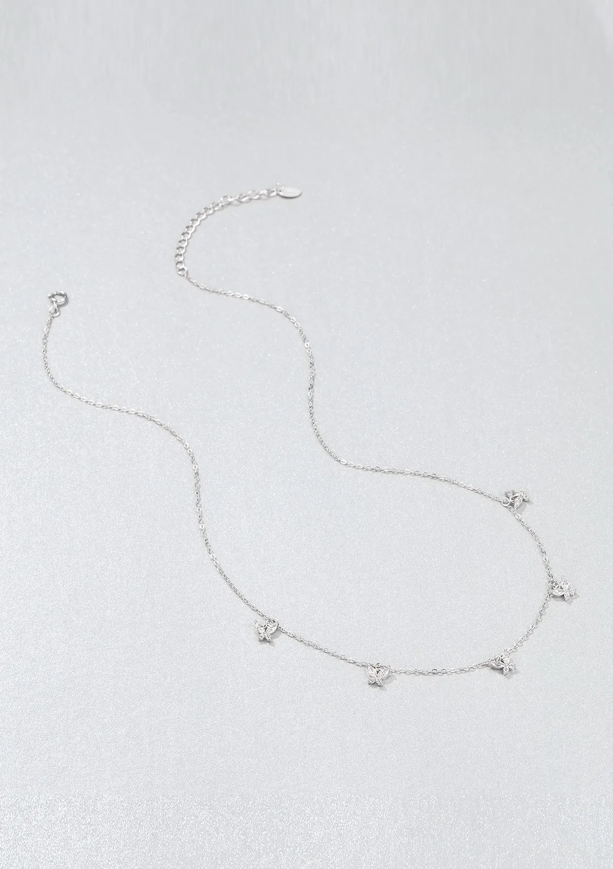 Butterfly Pendant Necklaces Sterling Silver