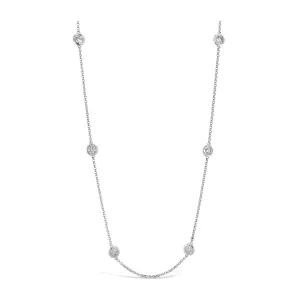 Capri Dreaming® Dot Chain 0.30CT Necklace | White Gold