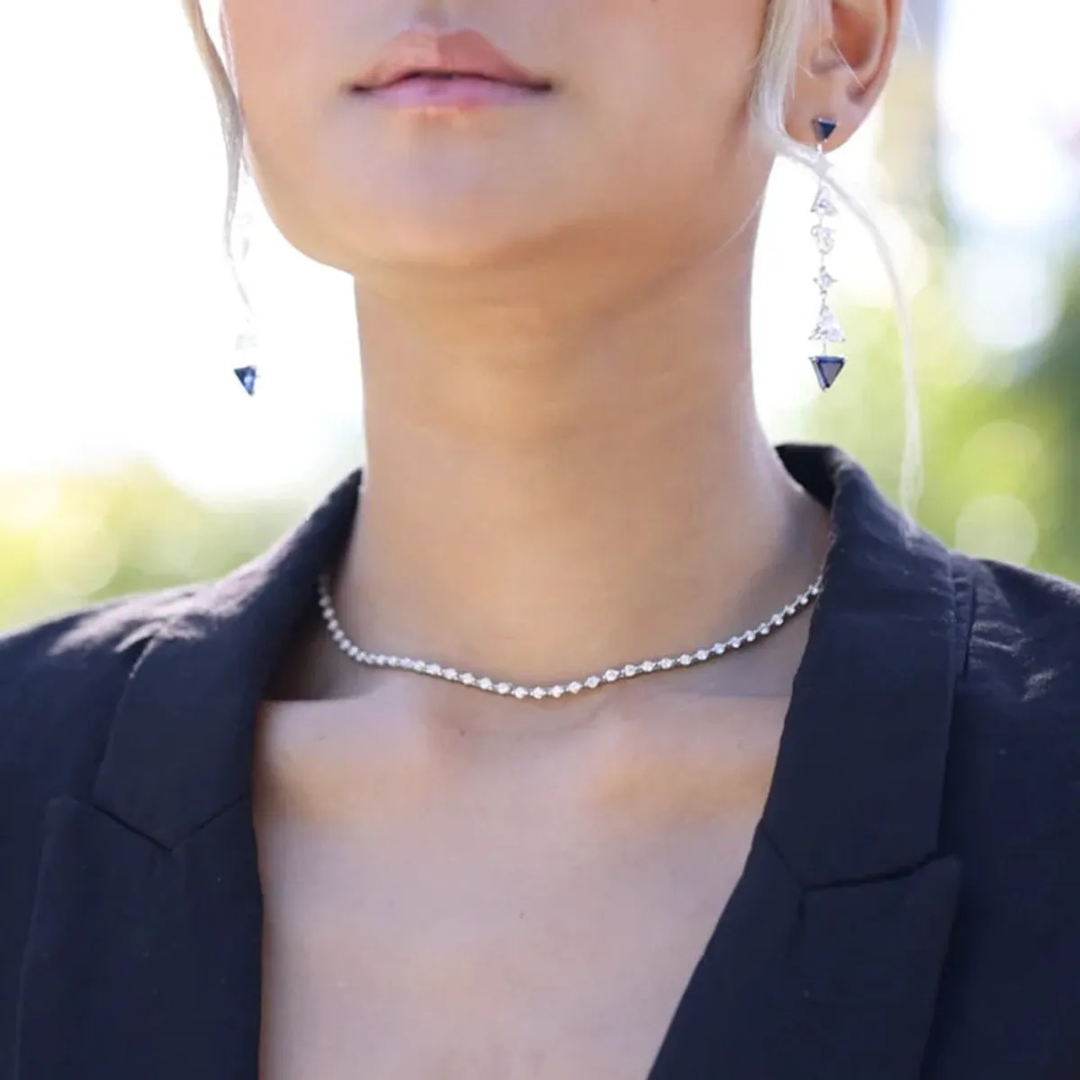CARAT* London Sterling Silver Coralie Necklace