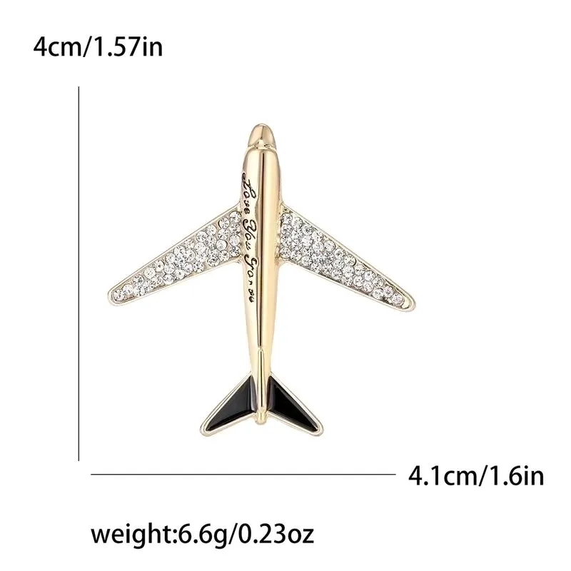 Casual Pin Alloy Inlay Artificial Crystal Women's Brooches