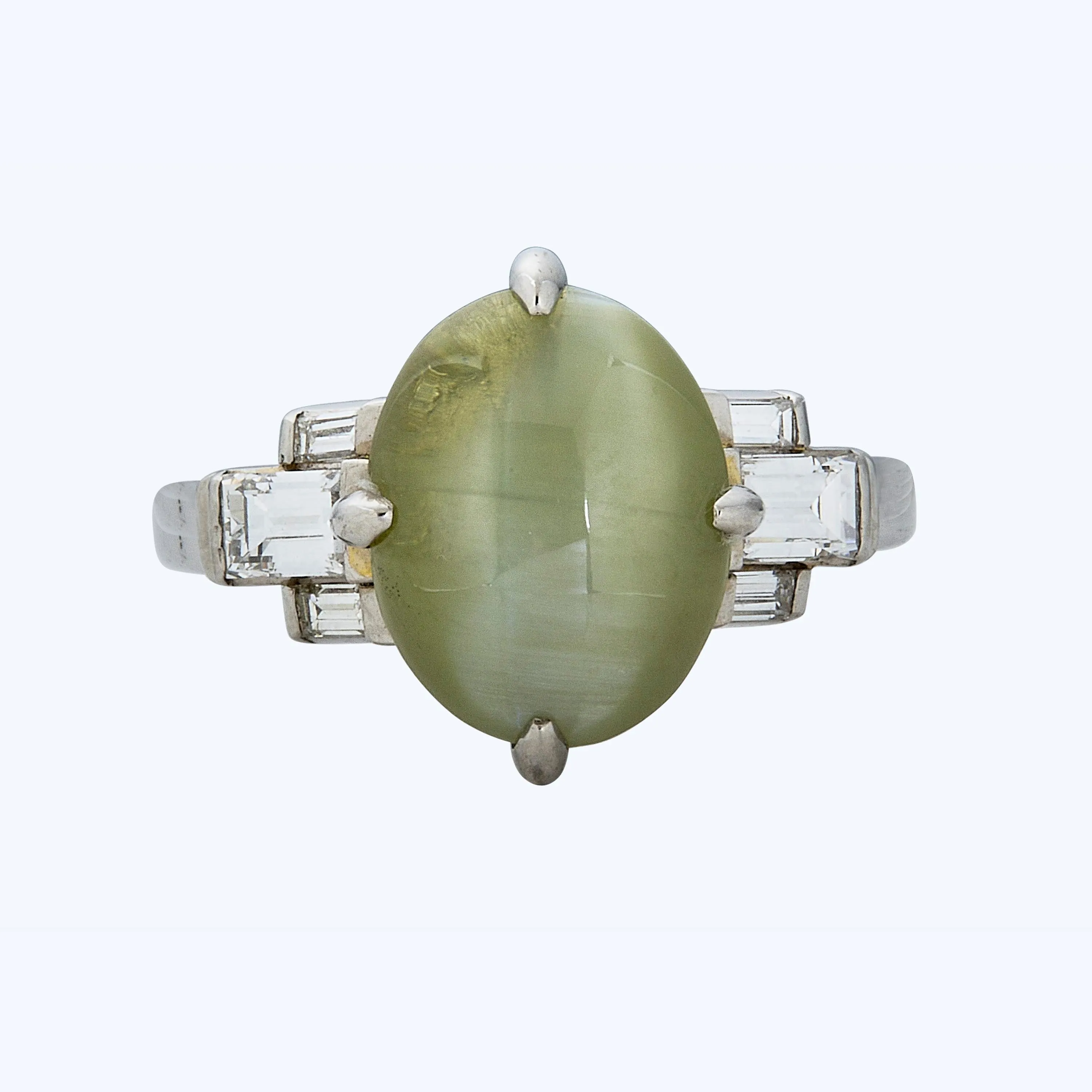 Cat's Eye Chrysoberyl Ring