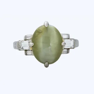 Cat's Eye Chrysoberyl Ring