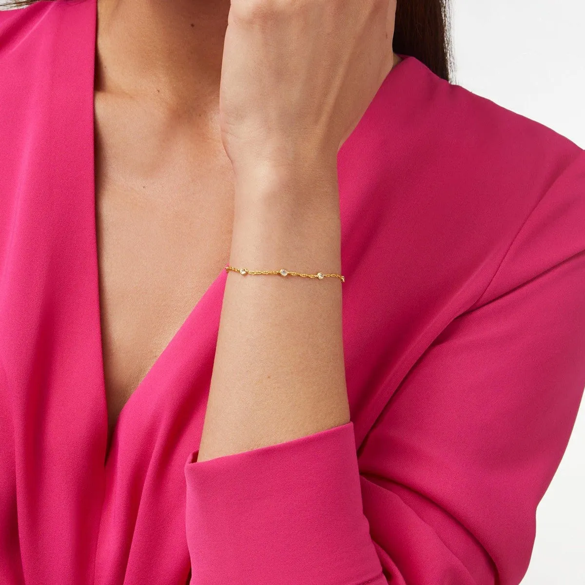Celeste Delicate Bracelet - Cubic Zirconia