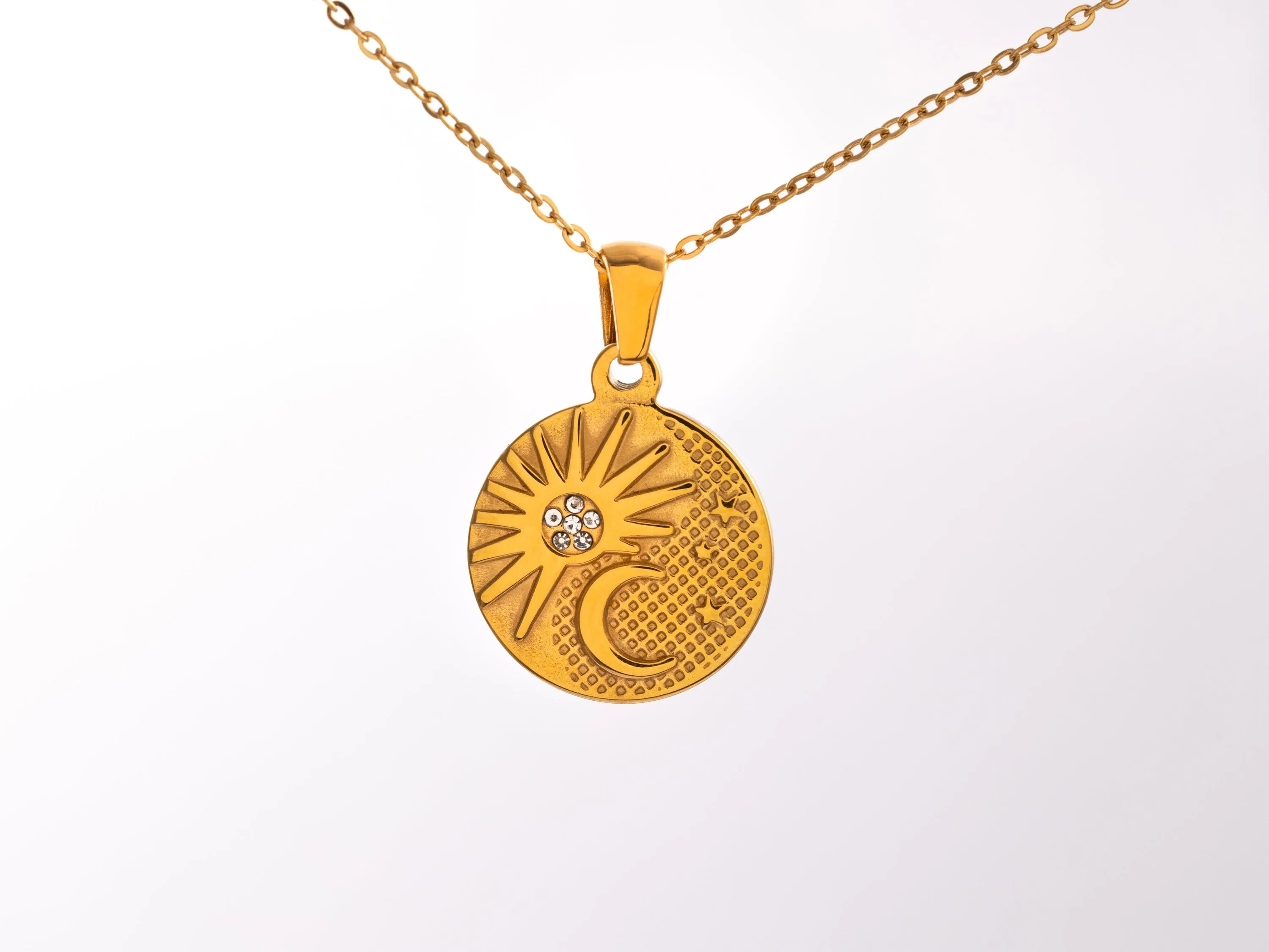 Celestial Necklace with Sun