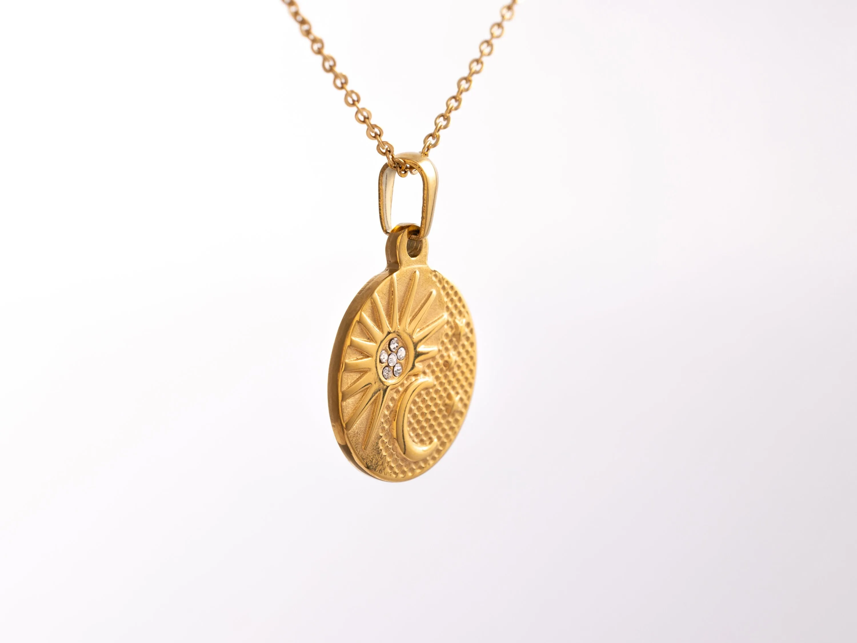 Celestial Necklace with Sun