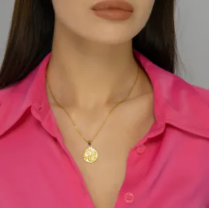 Celestial Necklace with Sun