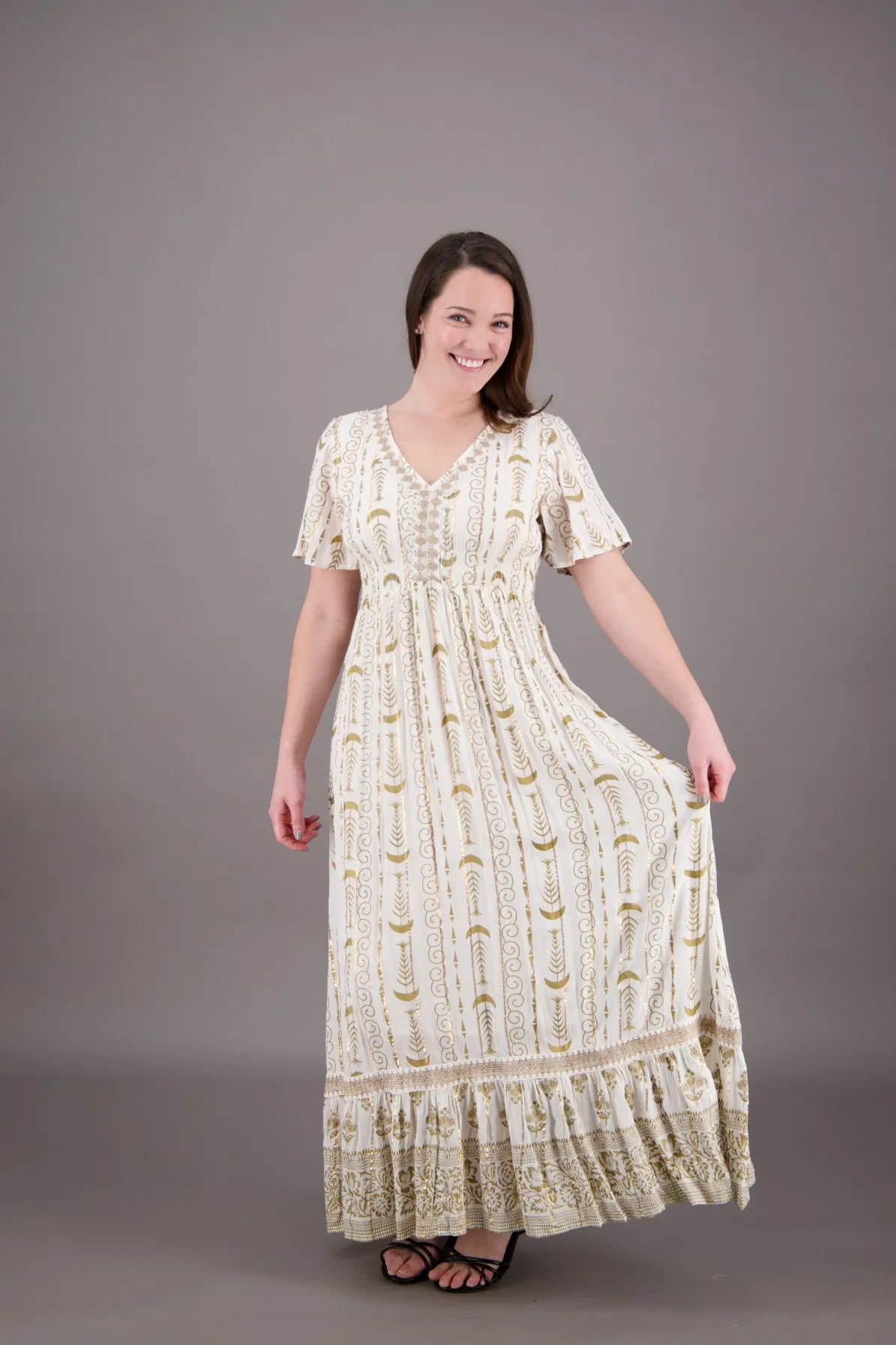 Celestial Tiered Maxi Dress 24919