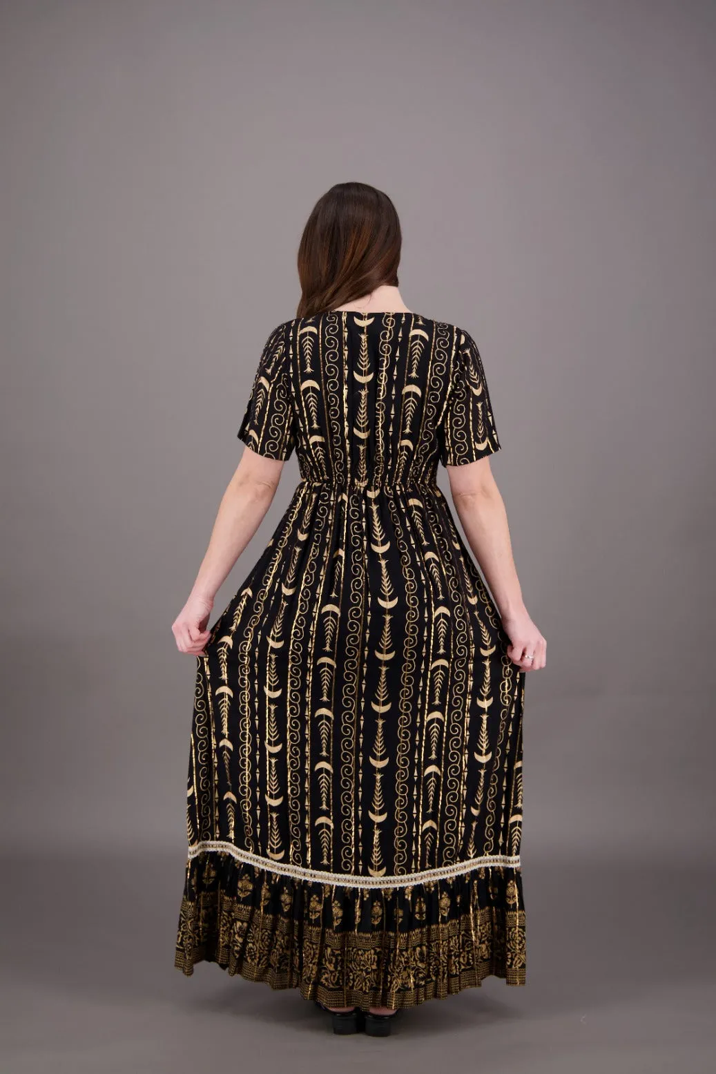 Celestial Tiered Maxi Dress 24919
