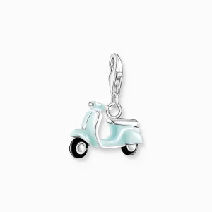 Charm Pendant Motor Scooter Turquoise Silver | Thomas Sabo
