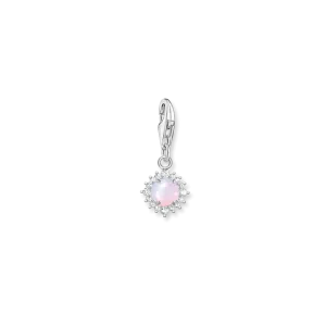 Charm Pendant Opal-Coloured Stone Shimmering Pink | Thomas Sabo