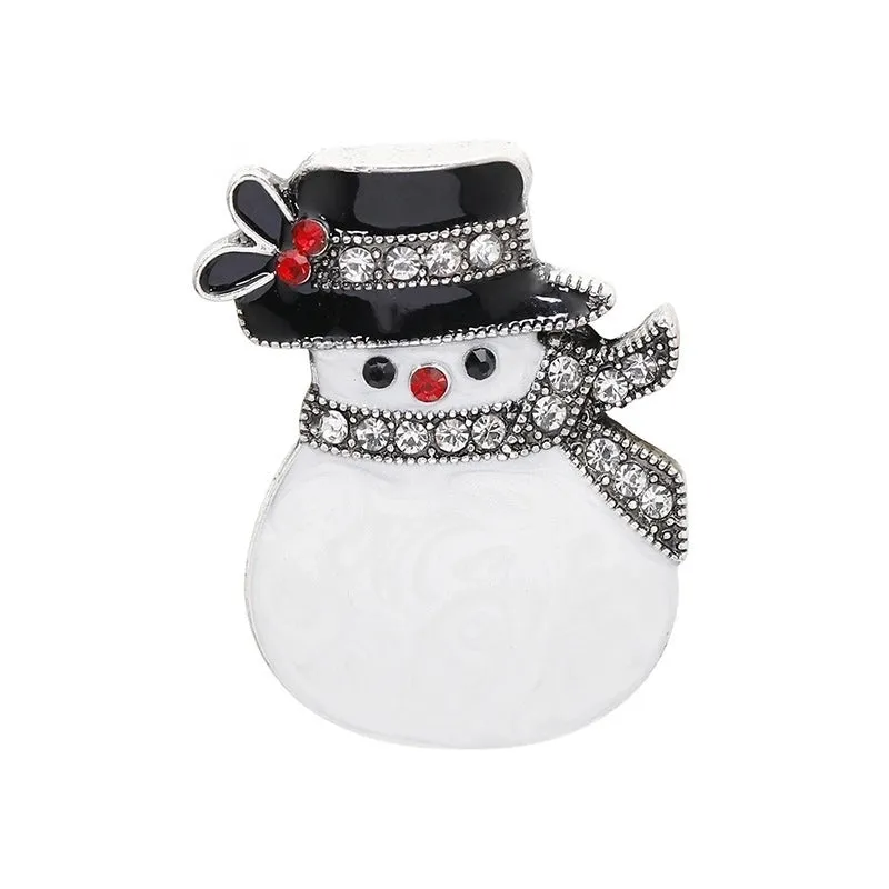 Christmas Santa Claus Pet Dog Alloy Cowboy Brooch Wholesale
