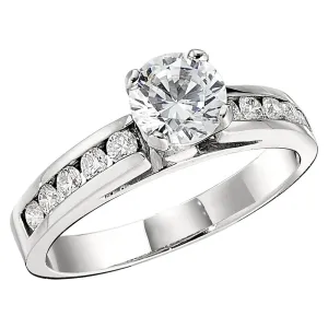 Classic Channel Set Engagement Rings - Open Gallery