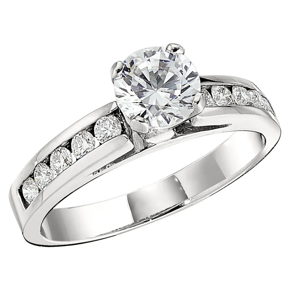 Classic Channel Set Engagement Rings - Open Gallery