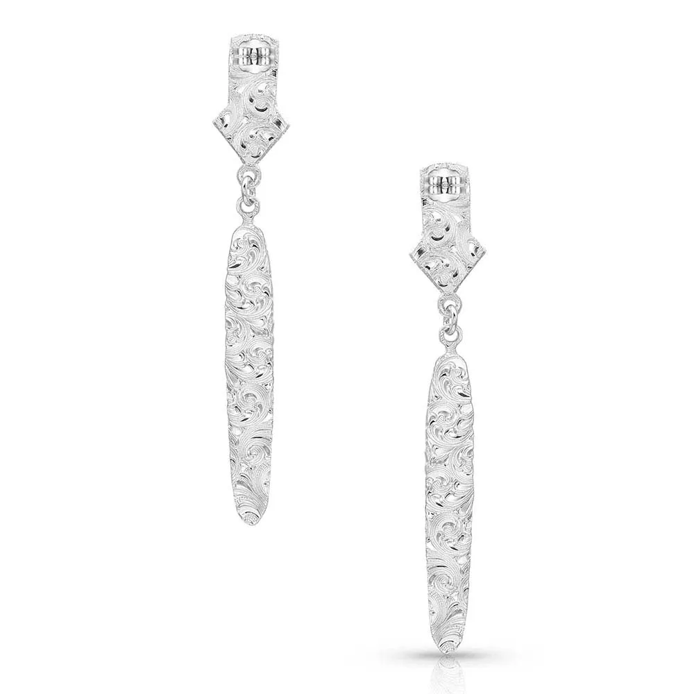 Courage & Strength Feather Earrings