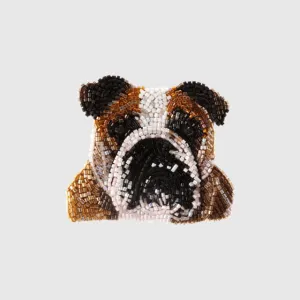 Dog Brooch English Bulldog