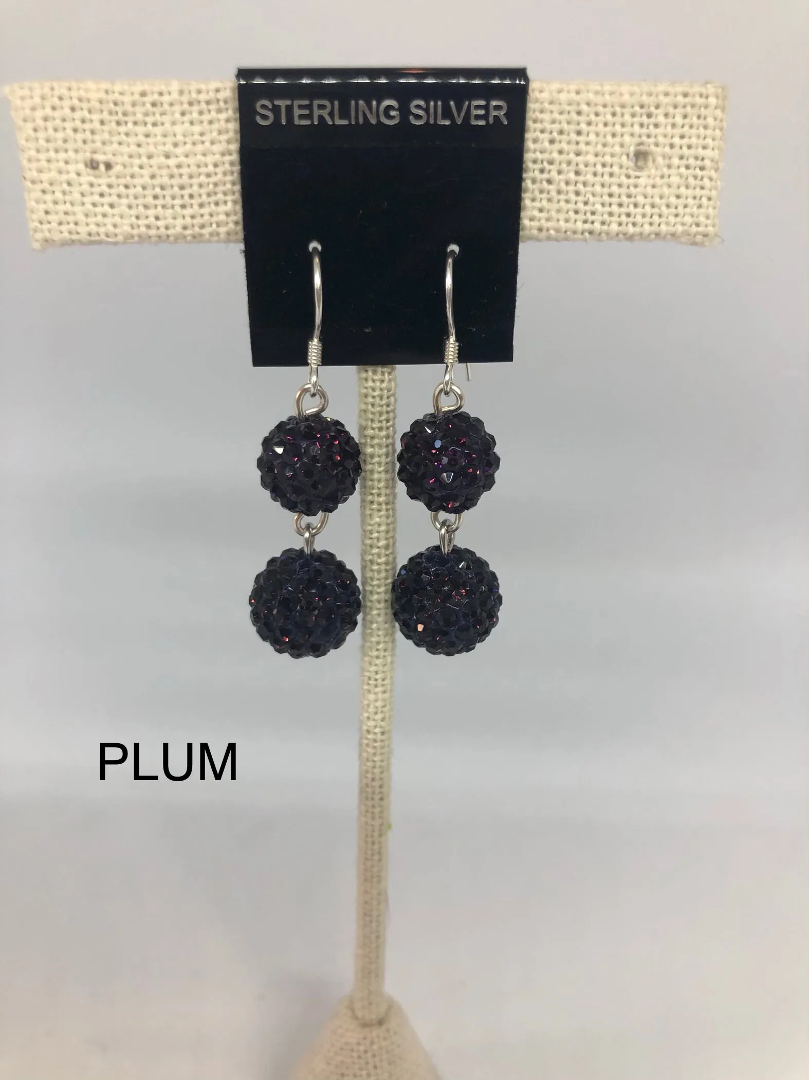 Double Sparkle Earrings (many colors available)