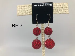 Double Sparkle Earrings (many colors available)