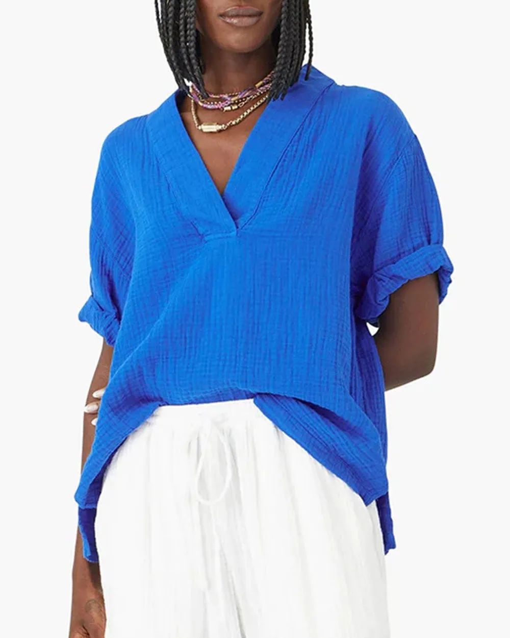 Electric Blue Avery Top