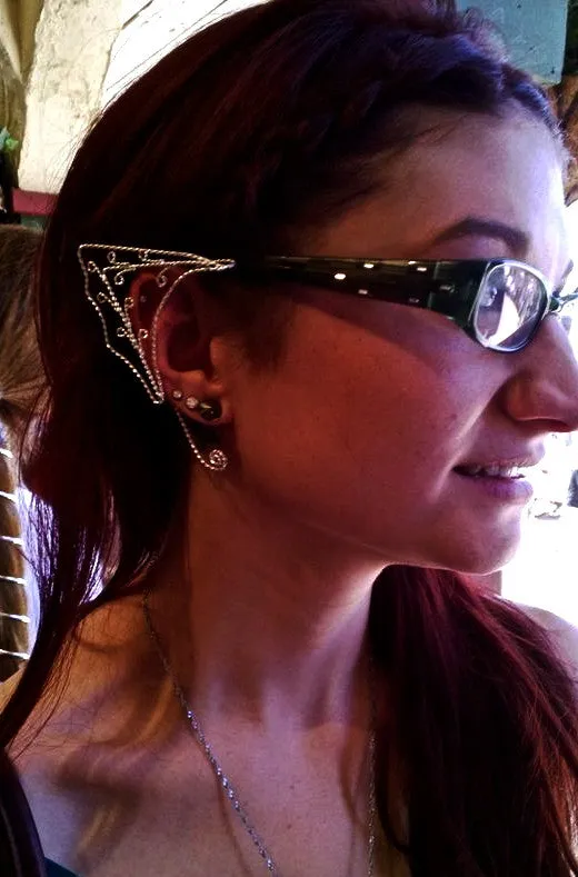 Elf Cuff Small Spirals - Silver