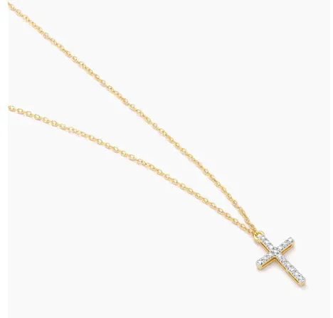 Ella Stein Believe Cross Pendant Necklace