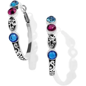 Elora Gems Vitrail Hoops