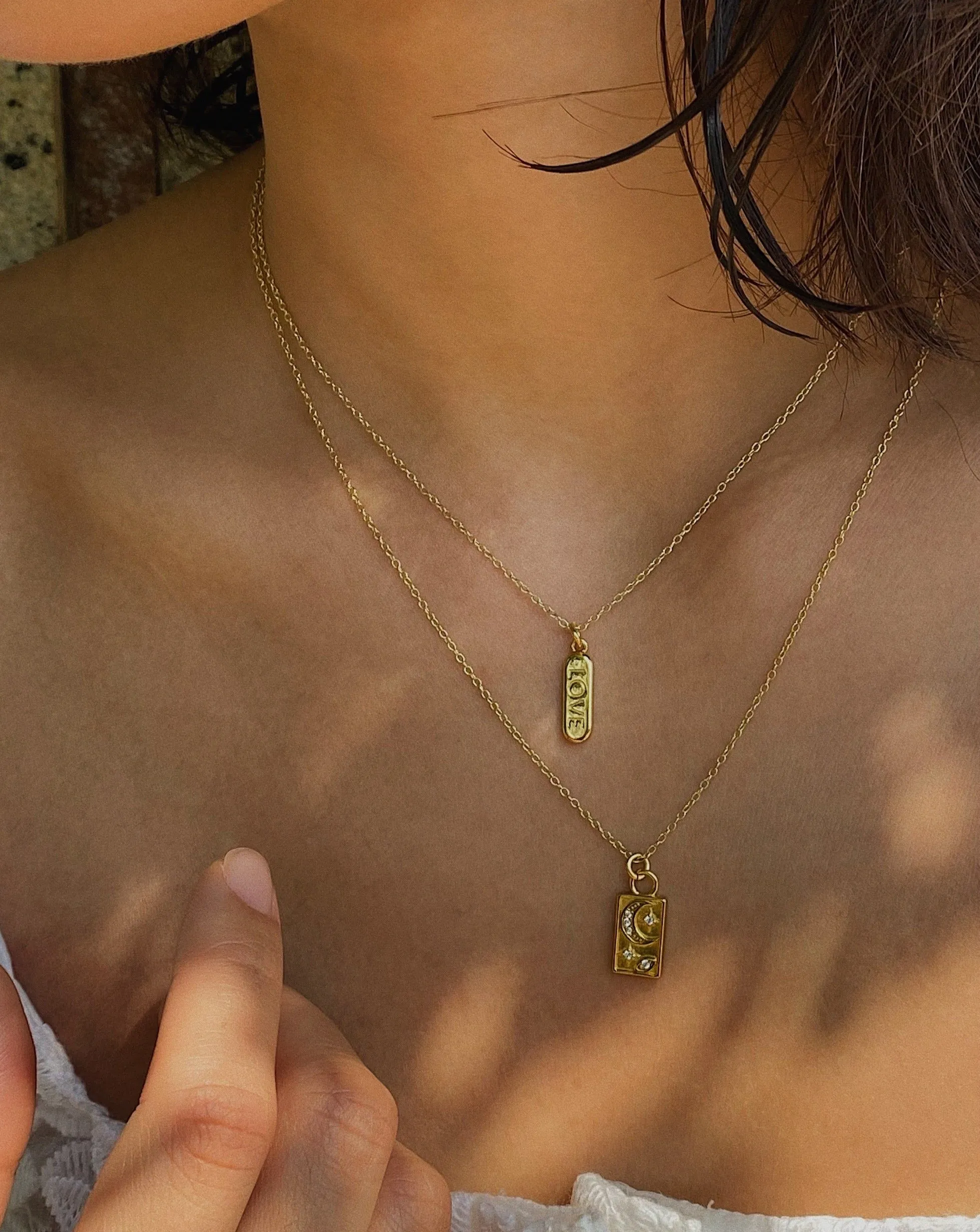 ENGRAVED LOVE PILL CHARM