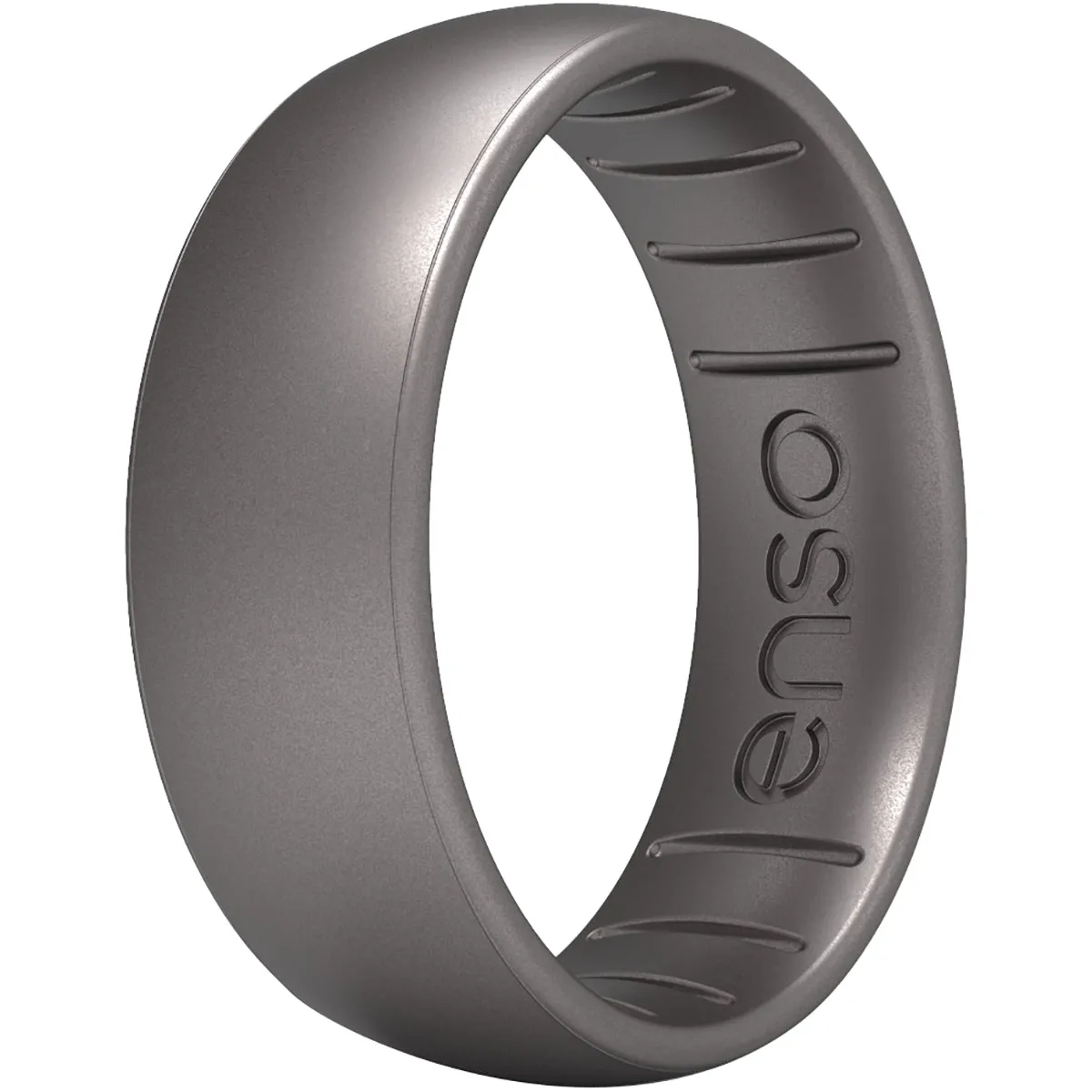 Enso Rings Classic Elements Series Silicone Ring - Platinum