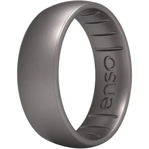 Enso Rings Classic Elements Series Silicone Ring - Platinum