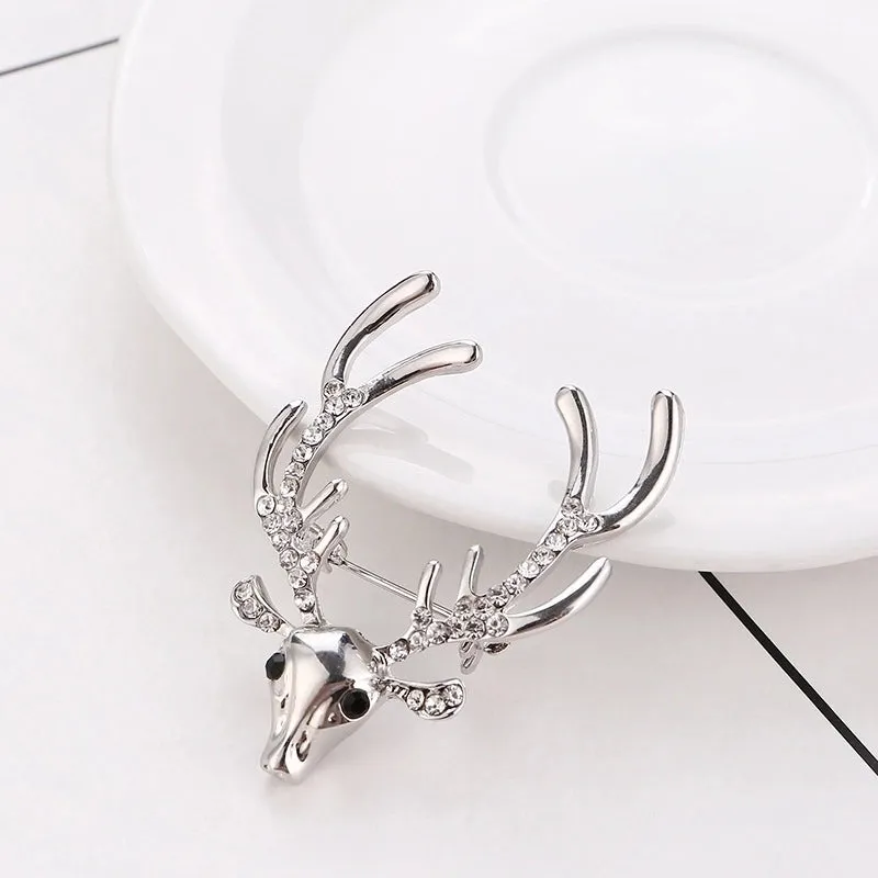 Fashion Pin Animal Alloy Plating Artificial Gemstones Unisex Brooches