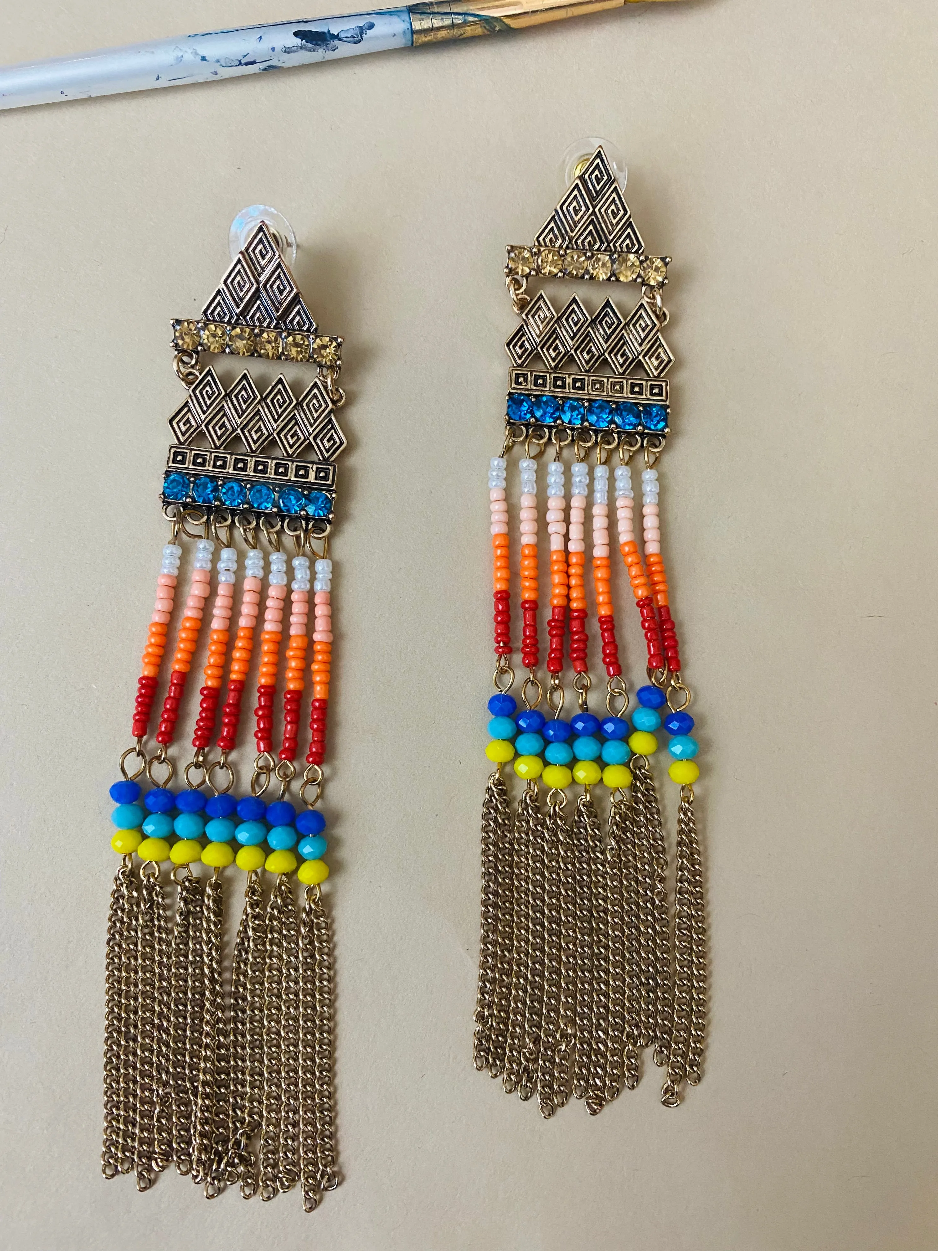 Favorite boho fringe earrings